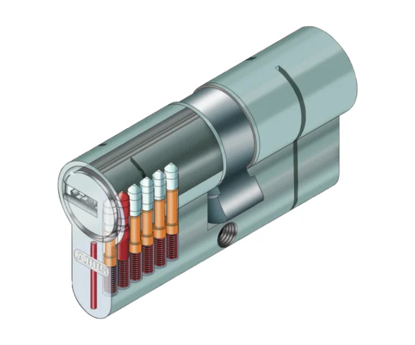 ABUS Cilindro de botón KD6PSN