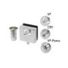 Cerraduras para puertas de cristal para suelo VP – CRV – VP-Pomo