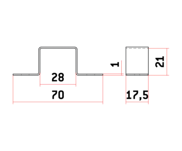 Cerrojo SAG Puente Limitador Grampon medidas Cerrojo SAG Puente Limitador Grampon