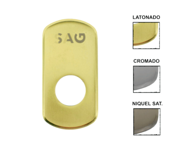 Placa Reforzada EP60 (Cerrojo con cilindro CONDOR M&C) (1) Cerrojo SAG Placa Reforzada EP60 (Cerrojo con cilindro CONDOR M&C)